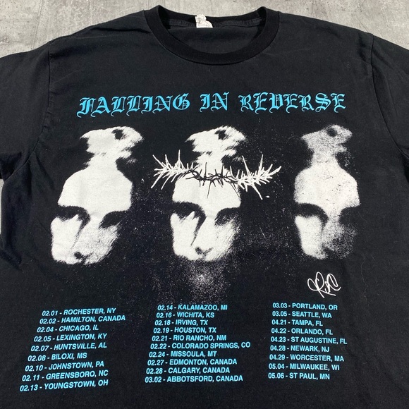 Punk/Emo Fadding in Reverse Band Tee Shirt - Picture 2 of 6